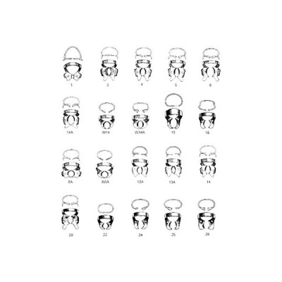 Clamps nº8A Ivory