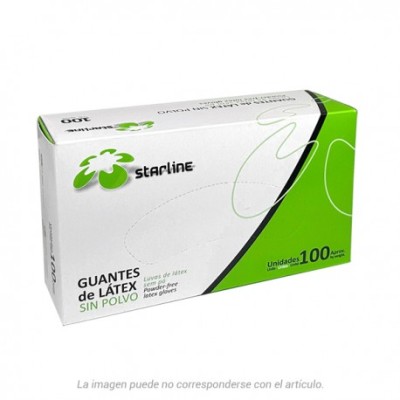 Luvas Latex S/ pó tam. S...