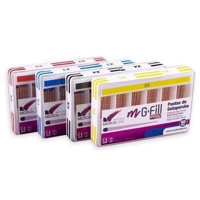 Puntas Gutapercha Mconic X3 (cx 60 unid) M G-fill (easy) MEDICALINE