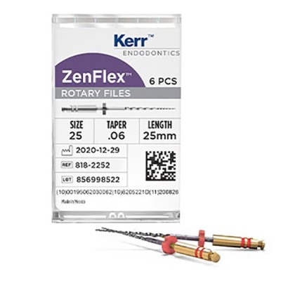 Limas Zenflex 04 21mm nº25 (6u) Kerr