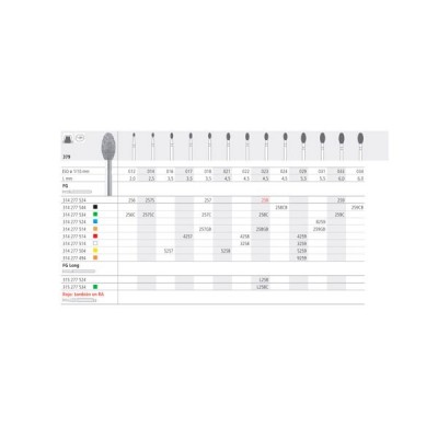Brocas Diam 4258/6 379-314-023 (6u) Intensiv