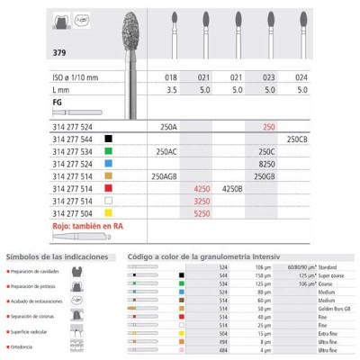 Brocas Diam 4250/6 379-314-021 (6u) Intensiv