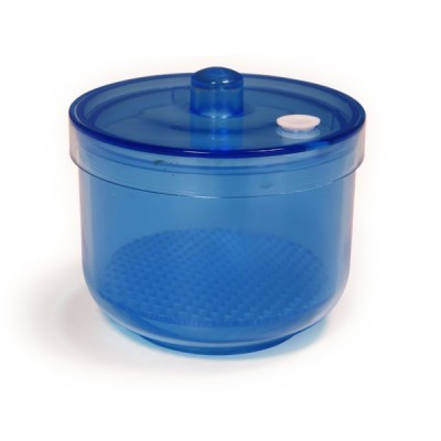 Caixa p/ desin. de Brocas Azul plástica Medicaline