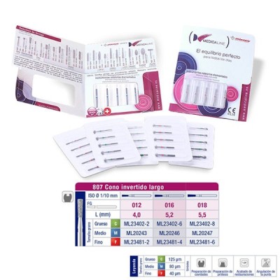 Brocas Diamante FG 807M-012 (5u) Medicaline