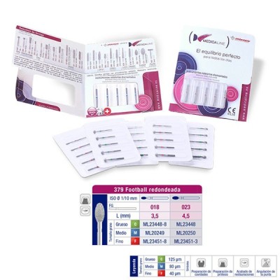 Brocas Diamante FG 379M-018 (5u) Medicaline