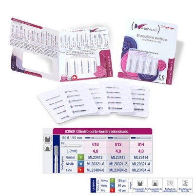 Brocas Diamante FG 835KRM-010 (5u) Medicaline