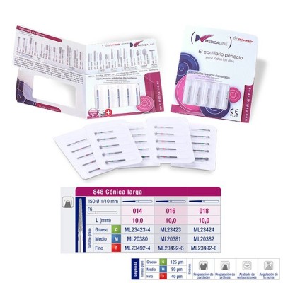 Brocas Diamante FG 848M-016 (5u) Medicaline