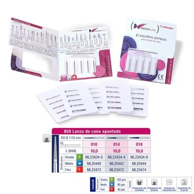 Brocas Diamante FG 859M-018 (5u) Medicaline