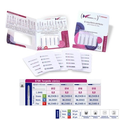 Brocas Diamante FG 878KM-014 (5u) Medicaline