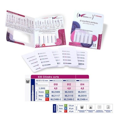 Brocas Diamante FG 835M-010 (5u) Medicaline