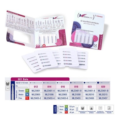 Brocas Diamante FG 801M-016 (5u) Medicaline