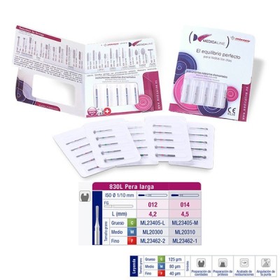Brocas Diamante FG 830LC-014 (5u) Medicaline
