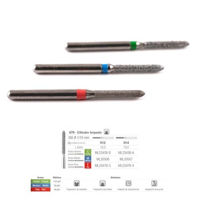 Brocas Diamante FG 879C-012 (5u) Medicaline