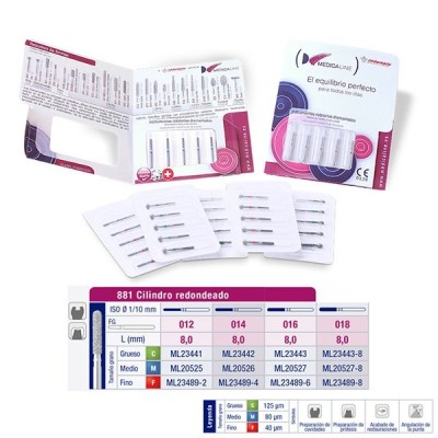 Brocas Diamante FG 881C-014 (5u) Medicaline