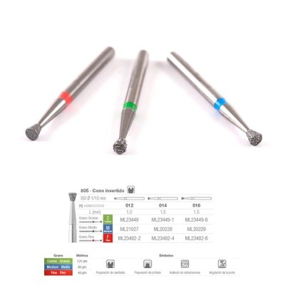 Brocas Diamante FG 805C-012 (5u) Medicaline
