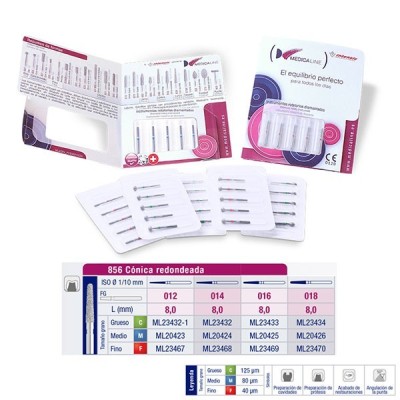 Brocas Diamante FG 856F-012 (5u) Medicaline