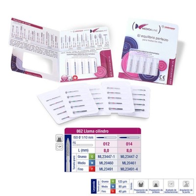 Brocas Diamante FG 862F-012 (5u) Medicaline