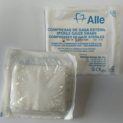 Gase Esterilizada 7,5x6,5cm...