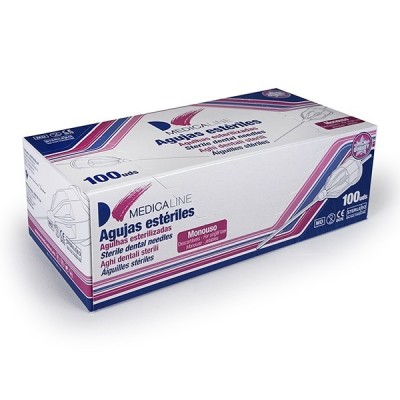 Agulhas MEDICALINE 27G-Larga 0.4x38mm