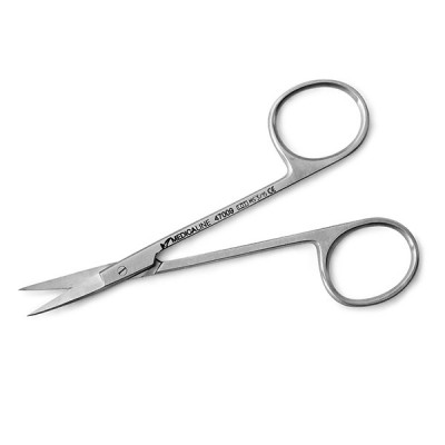 Tesoura p/gengiva curva 12cm Medicaline