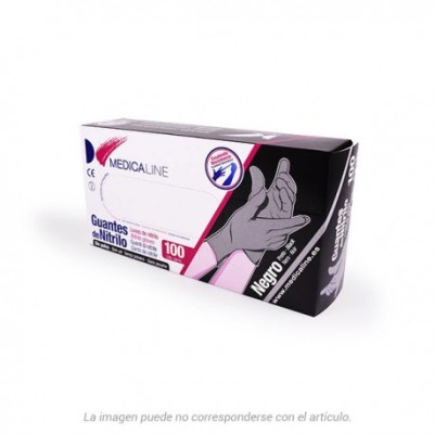 Luvas de Nitrilo Pretas S...