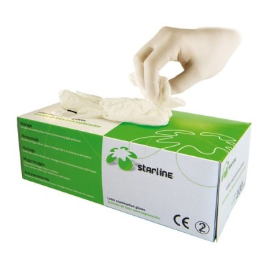 Luvas Latex M (100U) Starline