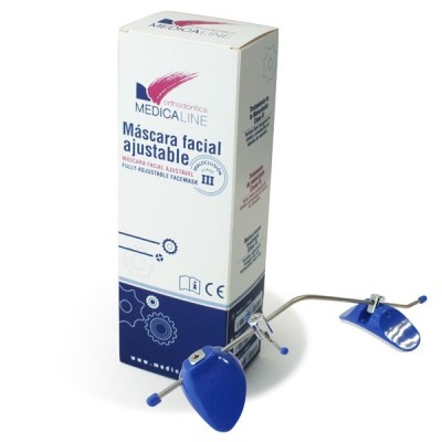 Mascara Facial Classe III Azul Medicaline