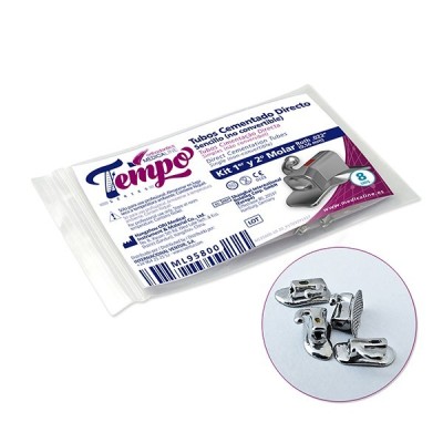Kit tubos cimentação direto roth.022´´(8u)Medicaline