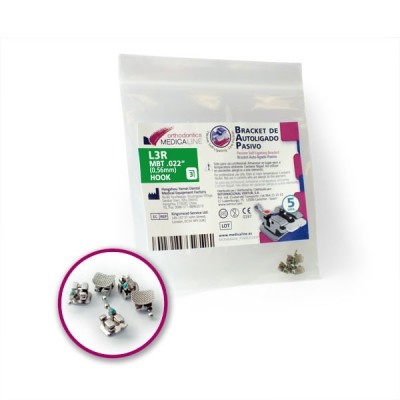 Brackets autoligados Roth .022´´ U3L 5u.