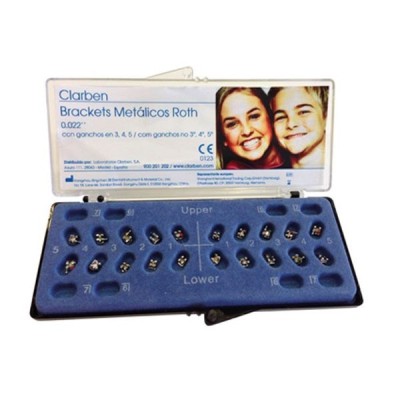 Bracket Jazz Metal Roth .022 Kit Clarben