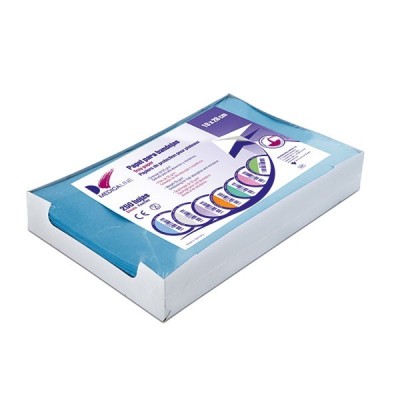 Papel p/ bandejas Azul 18x28 (250u) Medicaline