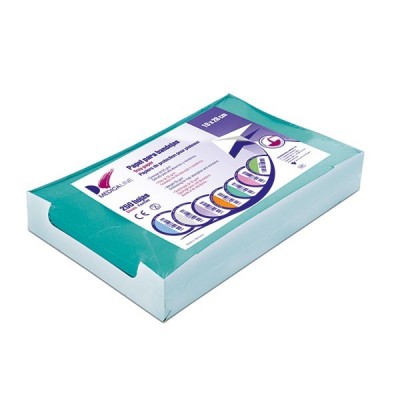 Papel p/ bandejas Verde 18x28 (250u) Medicaline