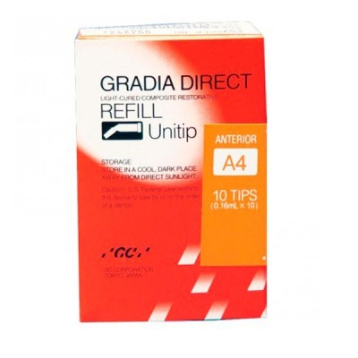 Gradia Direct Anteriores A4 caps (10u) GC
