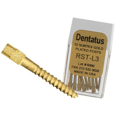 Postes dourados 11.8mm L3 (15u) Dentatus