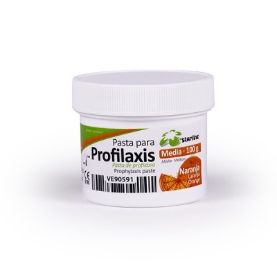 Pasta Polimento Grão Medio laranja 100g Medicaline