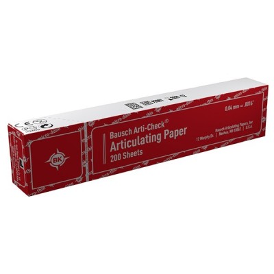 Papel Articluar BK10 Vermelho fino (200u) Bausch