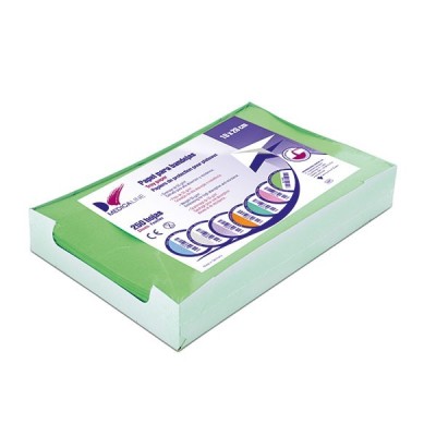 Papel p/ bandejas Verde Fresh 18x28 (250u) Medicaline
