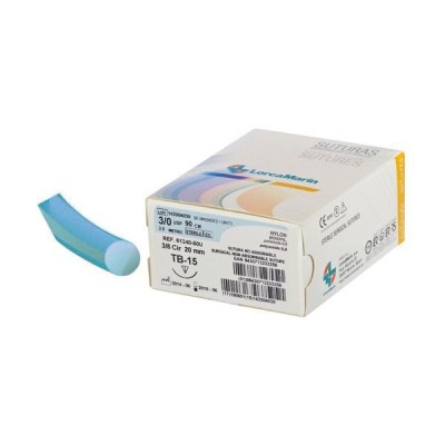 Sutura Absorvivel 3/0 TB-15 1/2 circulo (36u) Lorca Marin