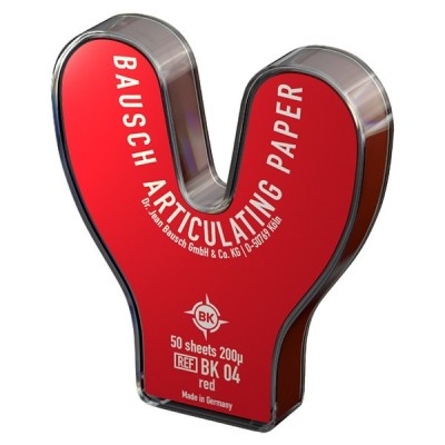 Papel Articluar BK04 vermelho 50u Bausch