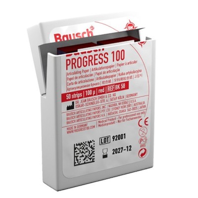 Papel Articular Tiras Vermelho BK58 50u 100u Bausch