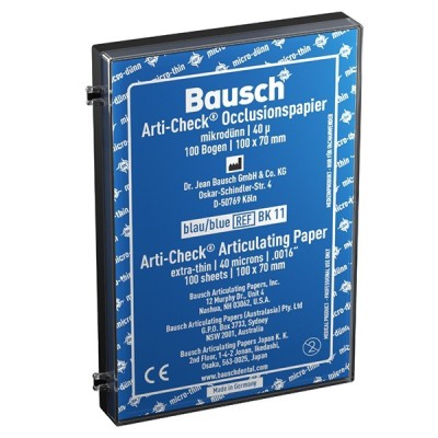 Papel Articular Azul BK11 10x7cm 100u Bausch