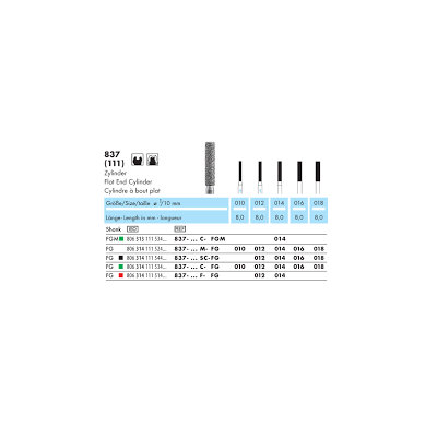Brocas Diamante FG 837M-012...
