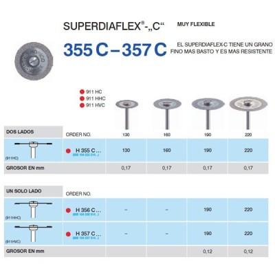 H355C-160 PM disco diam. Superfl Horico